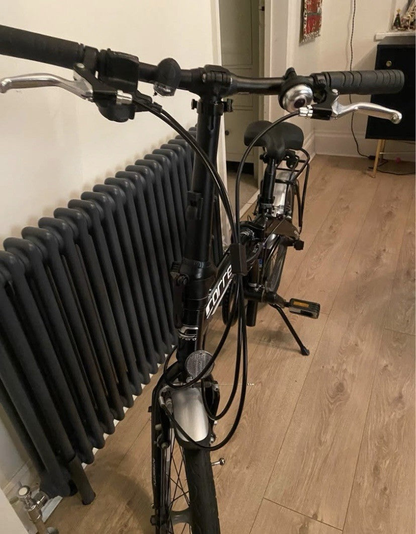 Carrera Intercity 20'' Unisex 8-Speed Folding Bike Black