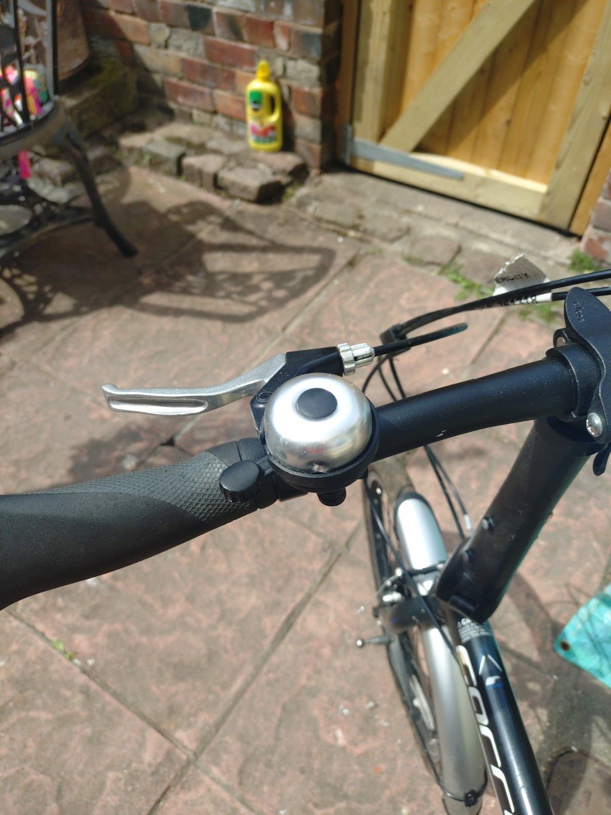 Carrera Transit Folding Bike 20in 8 Speed Black/Grey Rear Pannier Rack