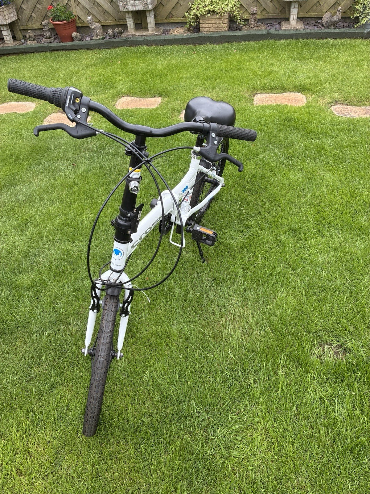 B'TWIN Tilt 500 Folding Bike 20 in Aluminium Red. Also a Cross CRF300.