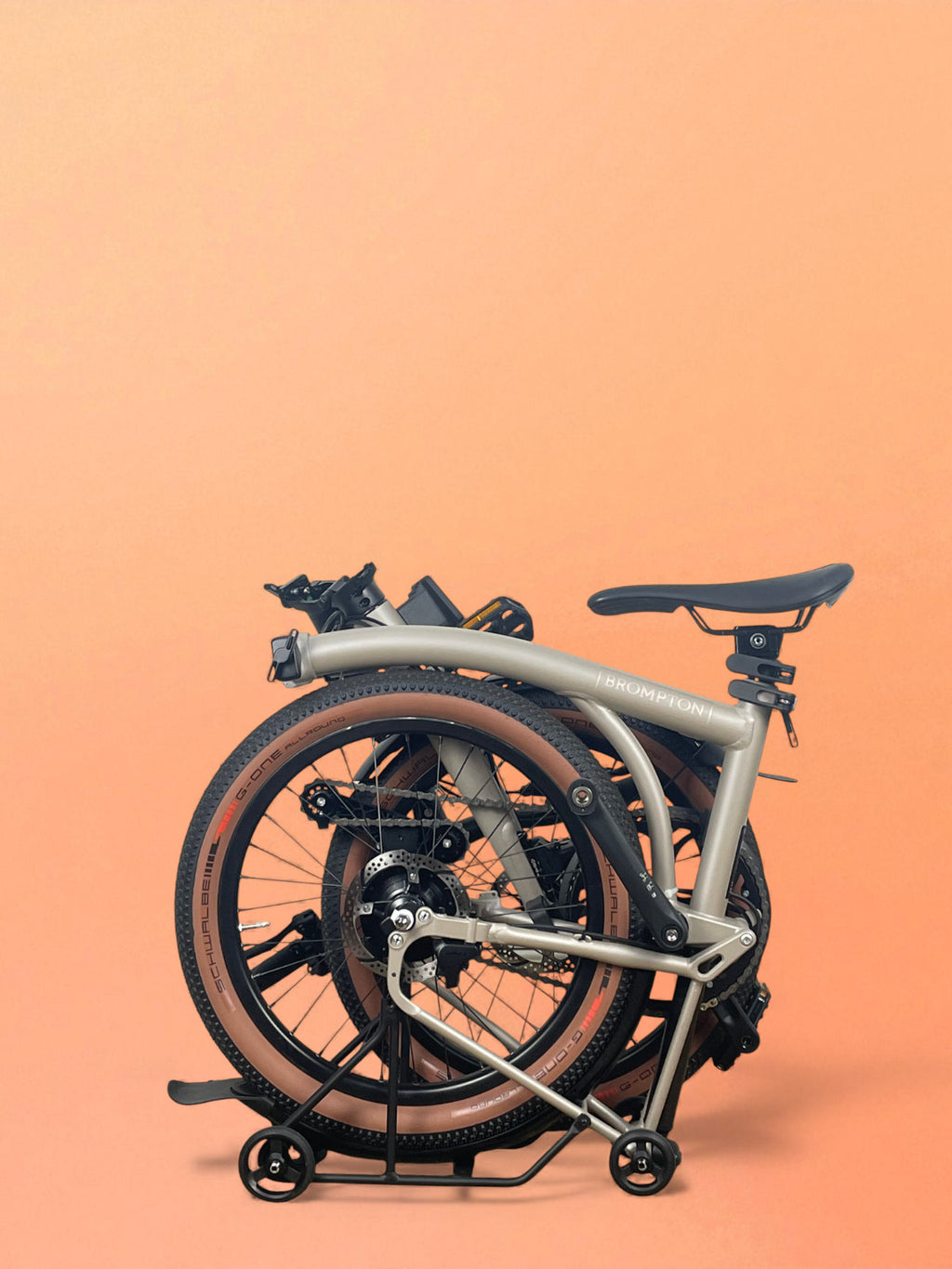 Brompton G Line - Roller Rack - Traildust White - Large