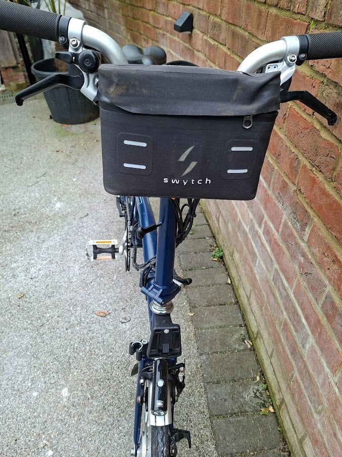 6-Speed Brompton M6L Folding Bike complete with Swytch