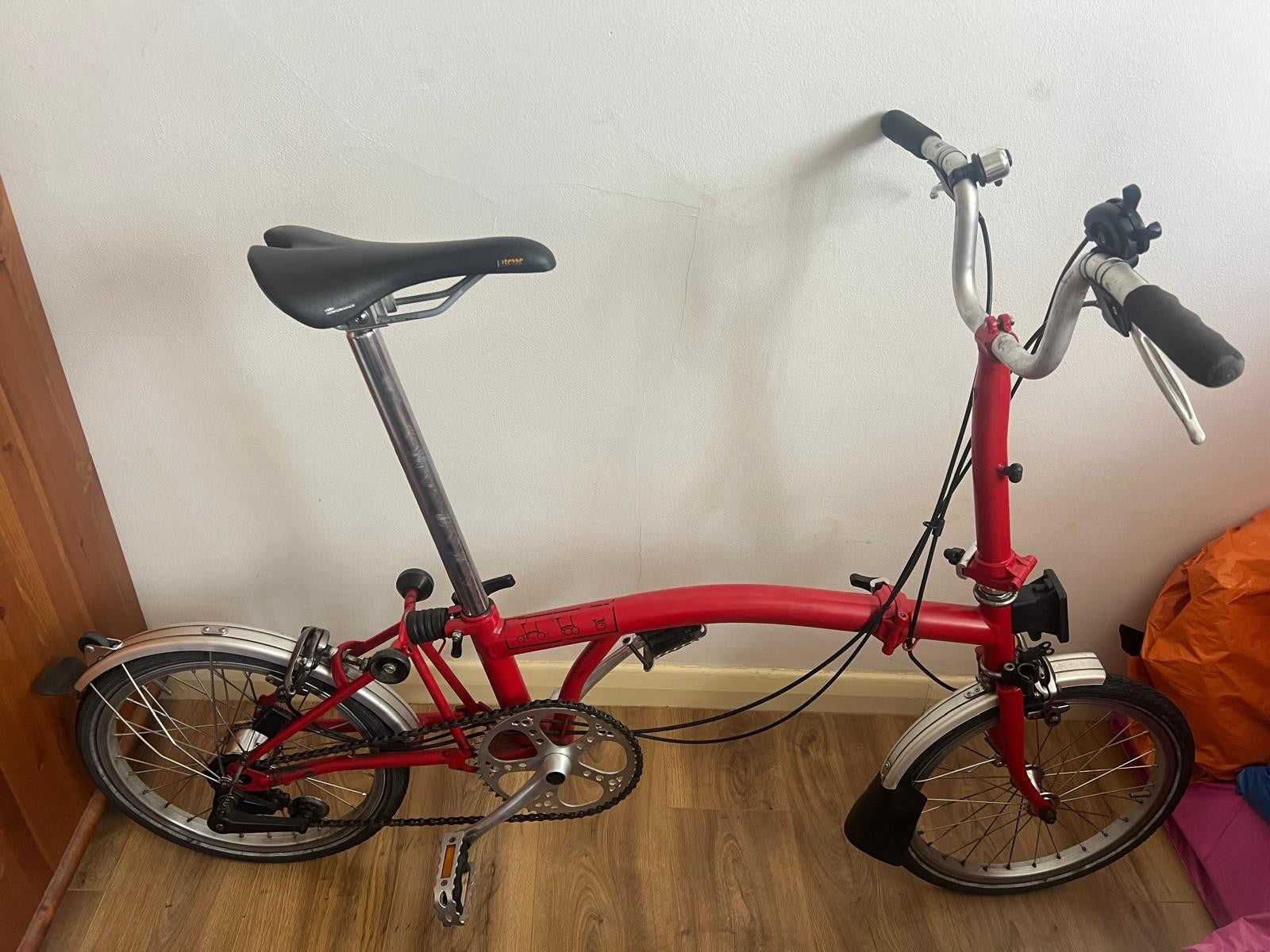 Brompton C Line M3L (3 Speed)  folding bicycle - Black