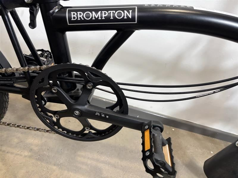 Brompton C Line 6 Speed 2024 Low Handlebar Folding Bike - Matt Black