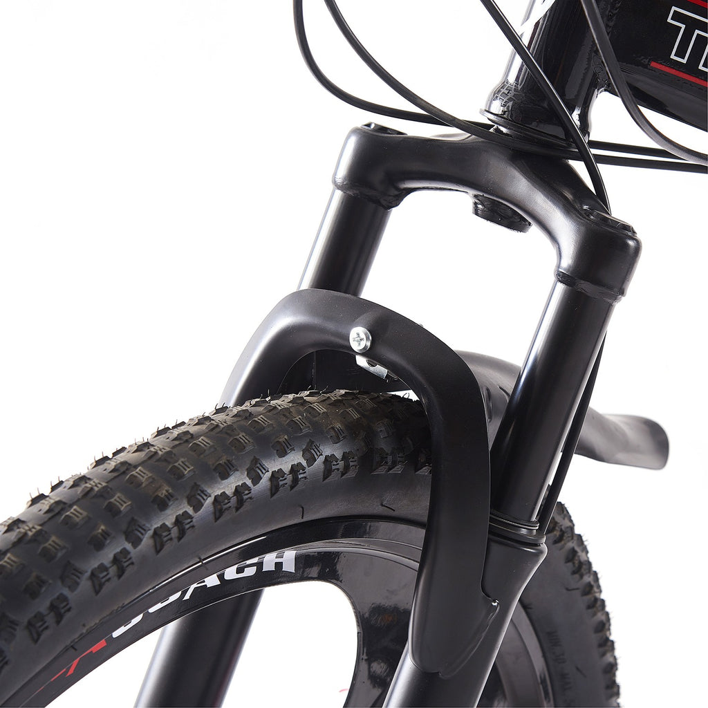 SHIMANO Folding Mountain Bike 24 Inch Wheel 21 Speed Full Suspension Bicycle