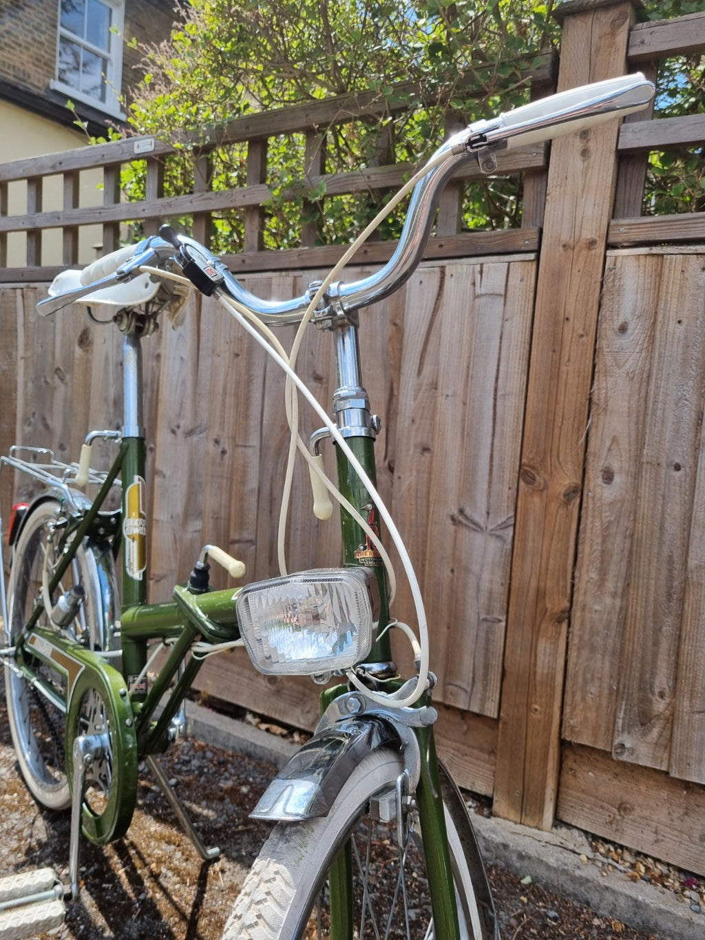 Vintage Raleigh Stowaway Vintage Unisex Folding bike Olive Green, ready to ride