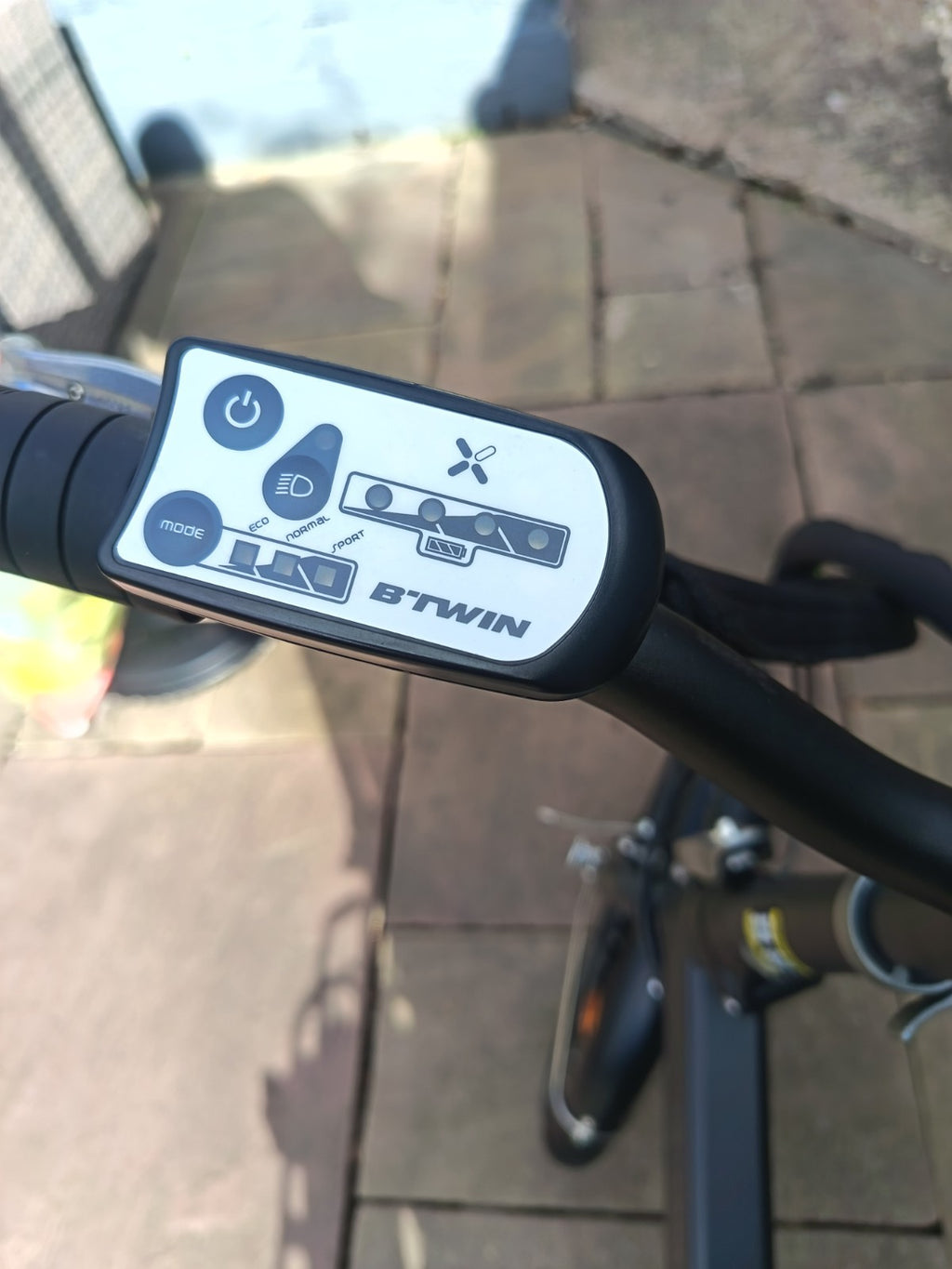 Oxylane 20in Folding Bike Grey/Black, Rack Mudguards Kickstand Reflectors