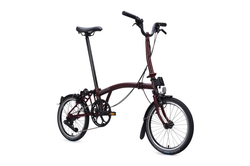 Brompton C line 4 Speed Plum Red Mid - M4L - RRP £1399 - World Delivery