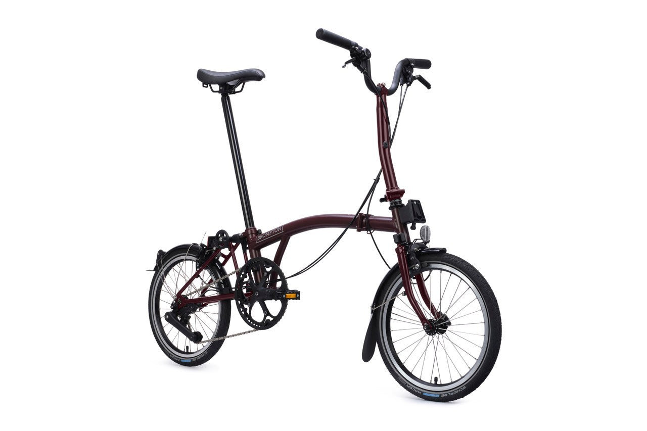 Brompton C line 4 Speed Plum Red Mid - M4L - RRP £1399 - World Delivery