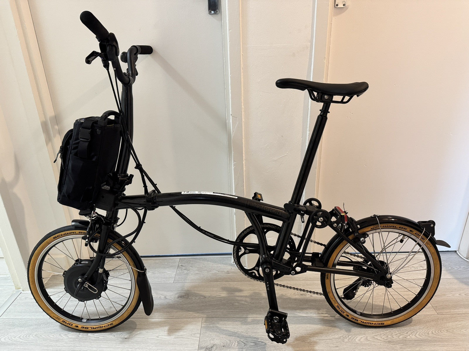 BRAND NEW Brompton P Line Electric Urban Folding Bike - titanium super light