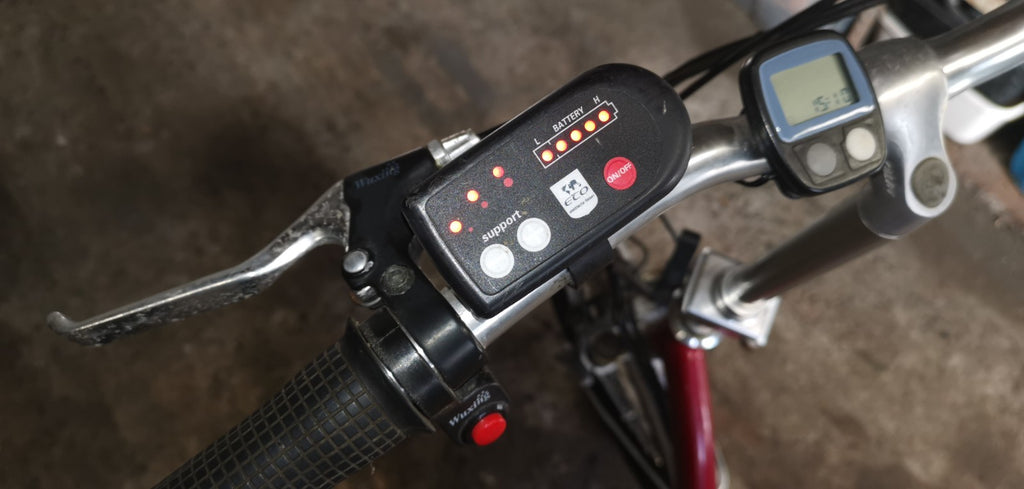 PRO-RIDER 20in E-Folding Bike 250W 36V 25km/h red