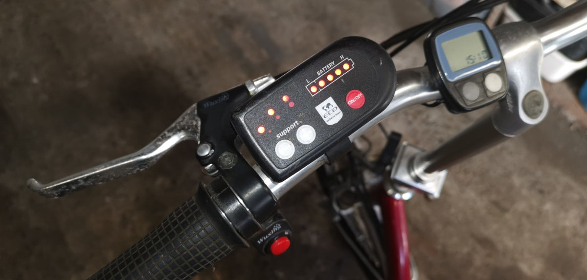 PRO-RIDER 20in E-Folding Bike 250W 36V 25km/h red