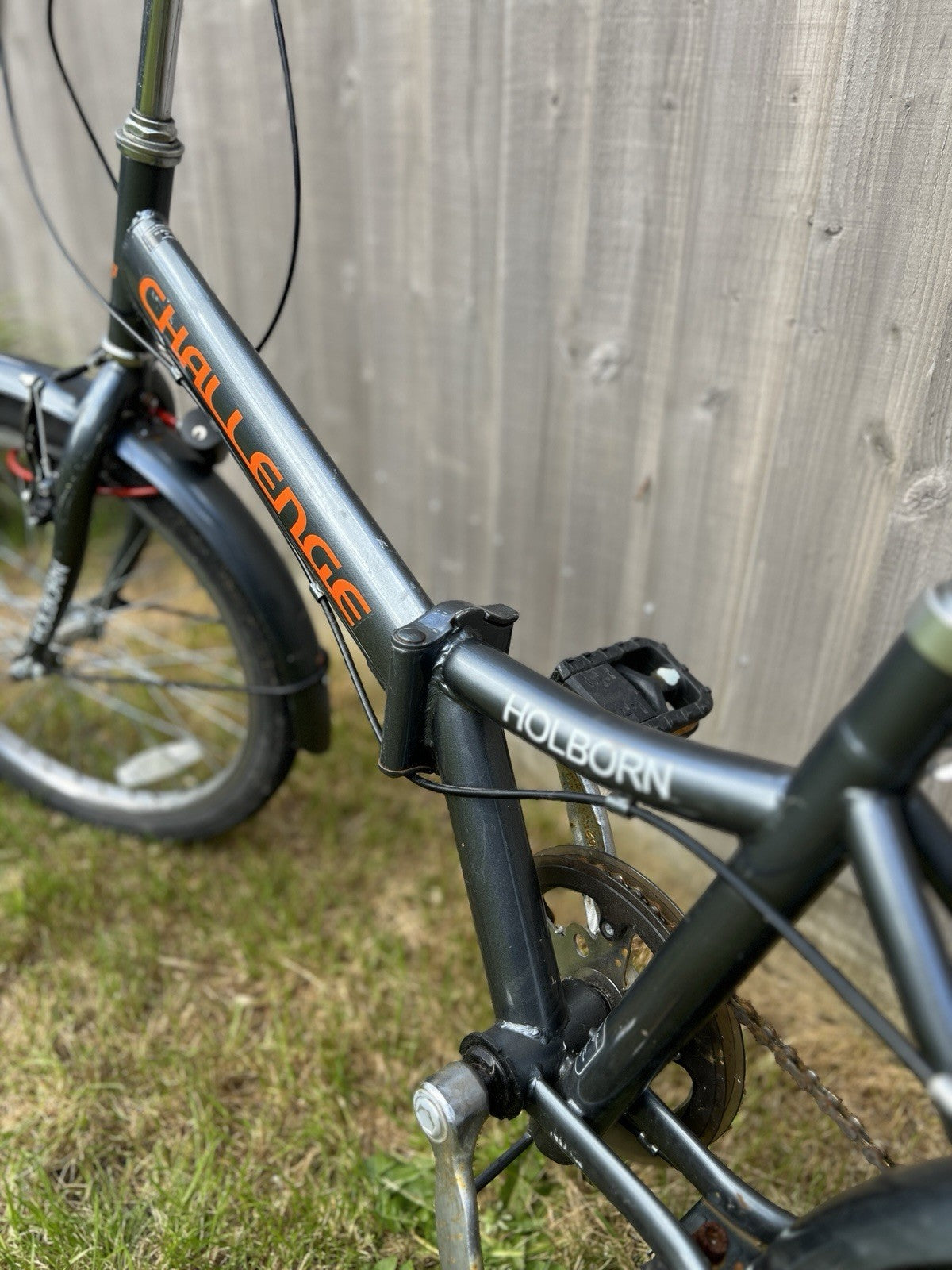 Challenge Holborn Folding Bike - Grey/Orange