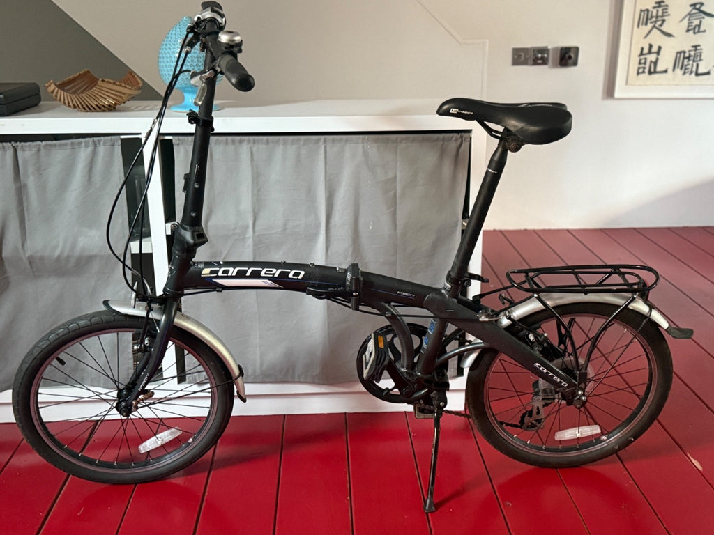 Carrera Folding bike 6061T6 Aluminum Intercity, 8 speds,  great for trains
