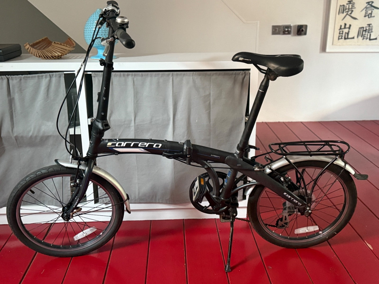 Carrera Folding bike 6061T6 Aluminum Intercity, 8 speds,  great for trains