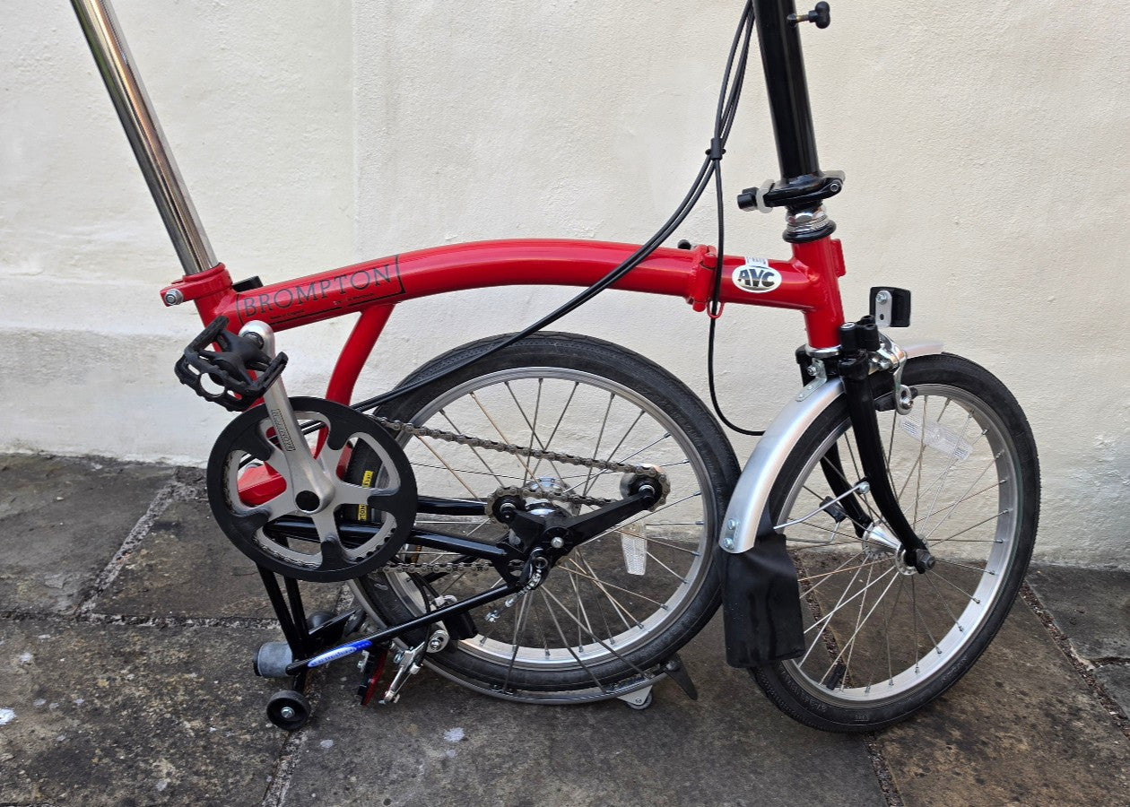 Brompton L5 Folding Bike 5-Speed Sturmey Archer Serviced & Ready To Ride