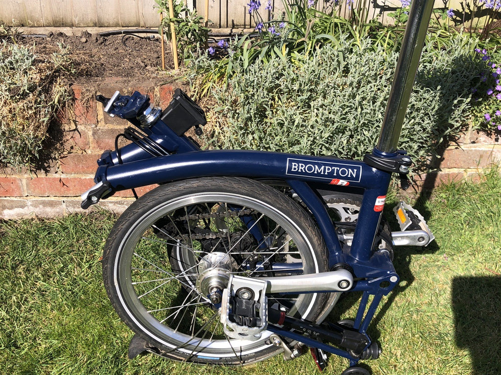 brompton folding bike 6 speed c line