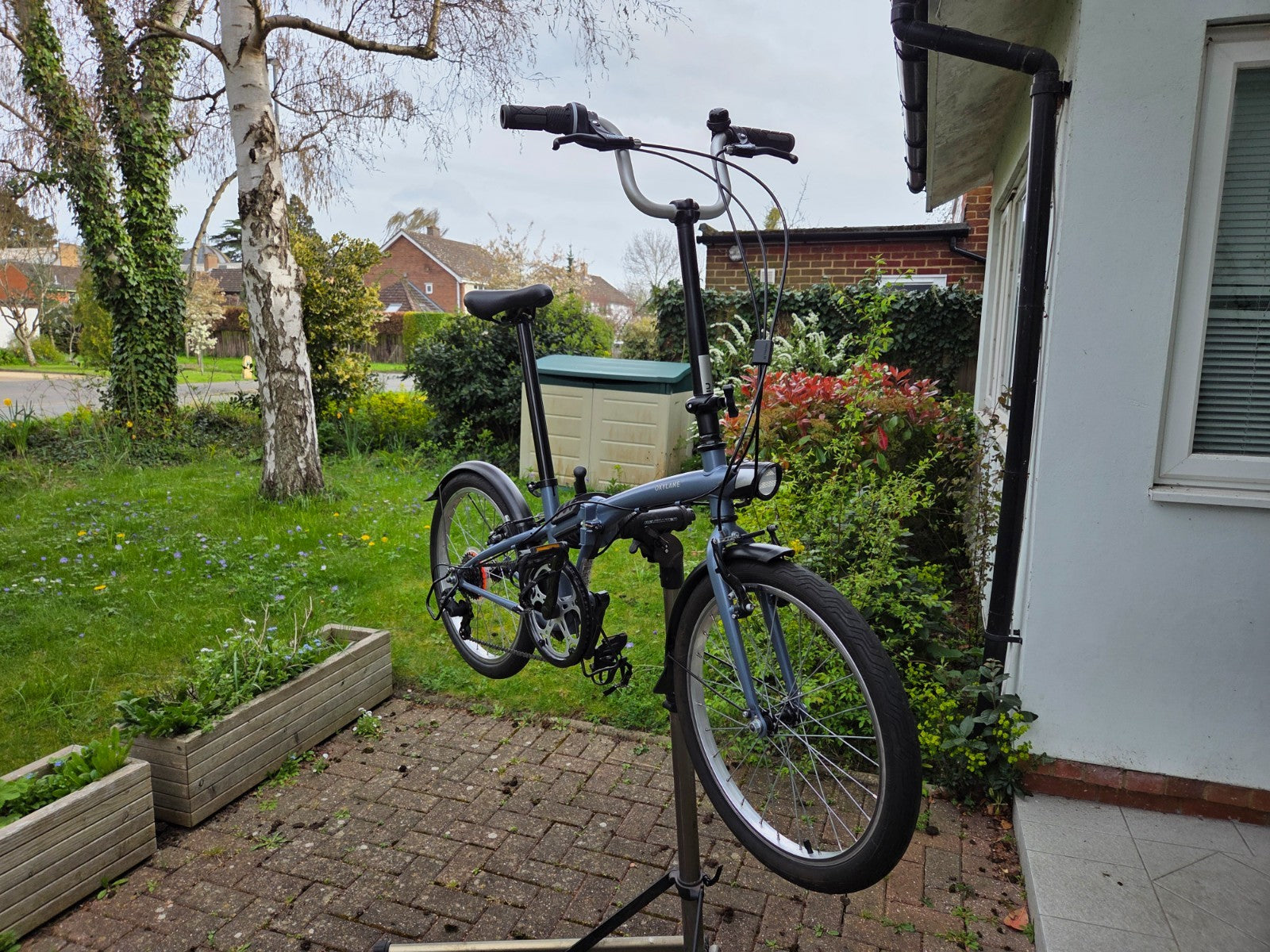Folding Bike Oxylane Tilt 120 | Compact Commuter Bicycle | Cambridge