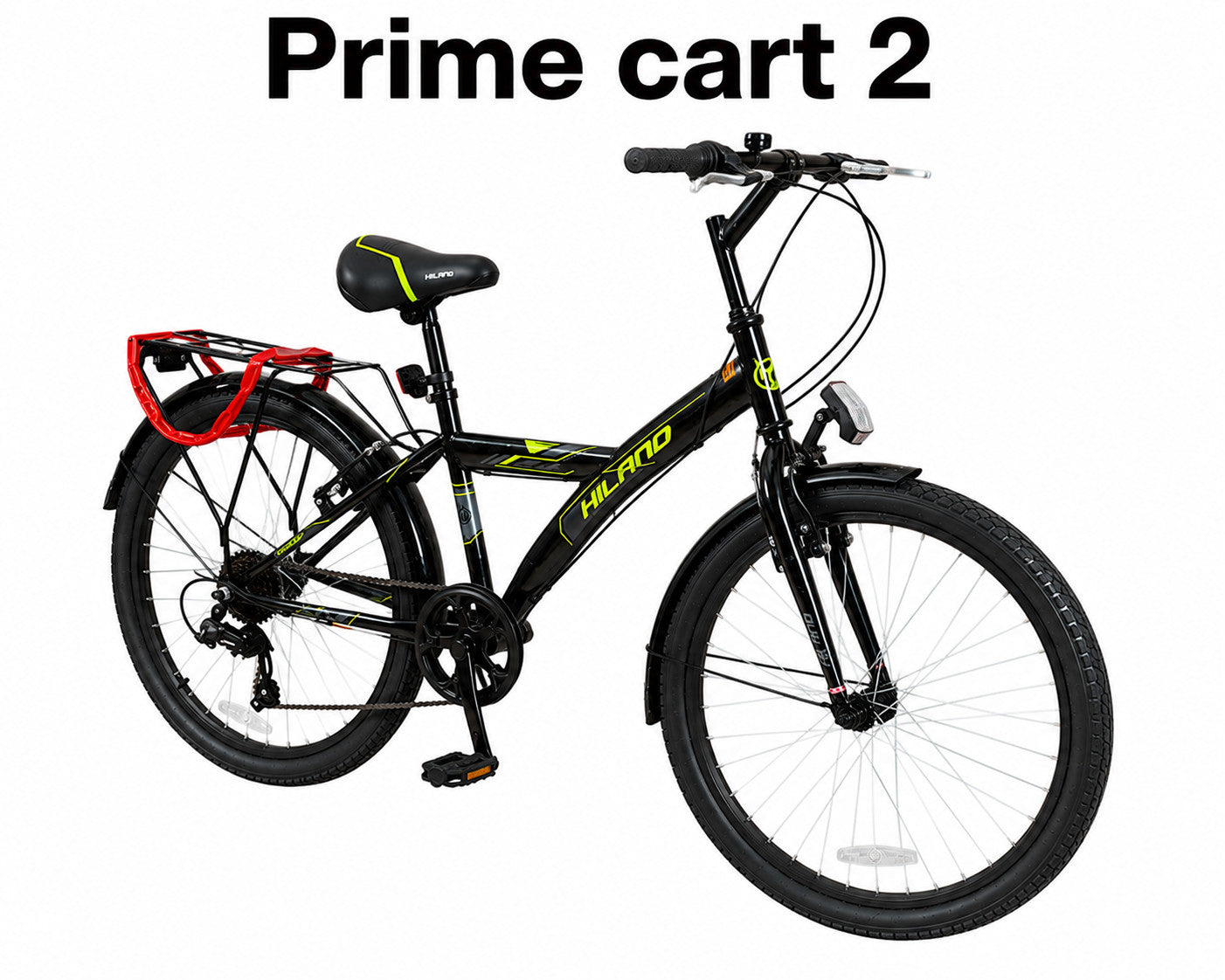 HILAND 20" Folding Bike – 7 Speed Adult City Commuter Bicycle – Excellent Condit