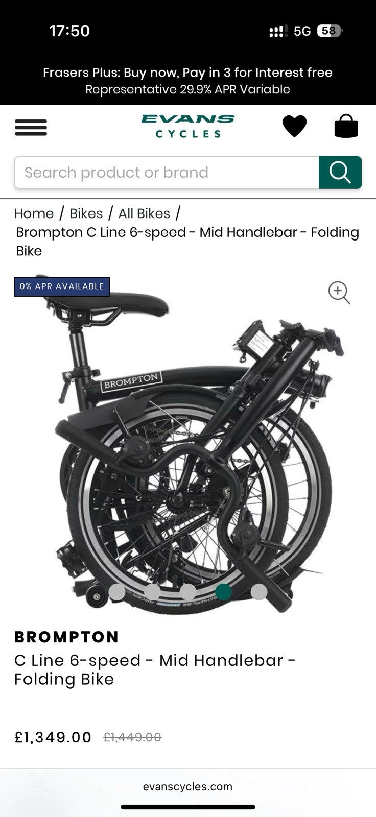 Brompton C Line Explore 2025 Folding Bike 4 speed electric brand new sealed