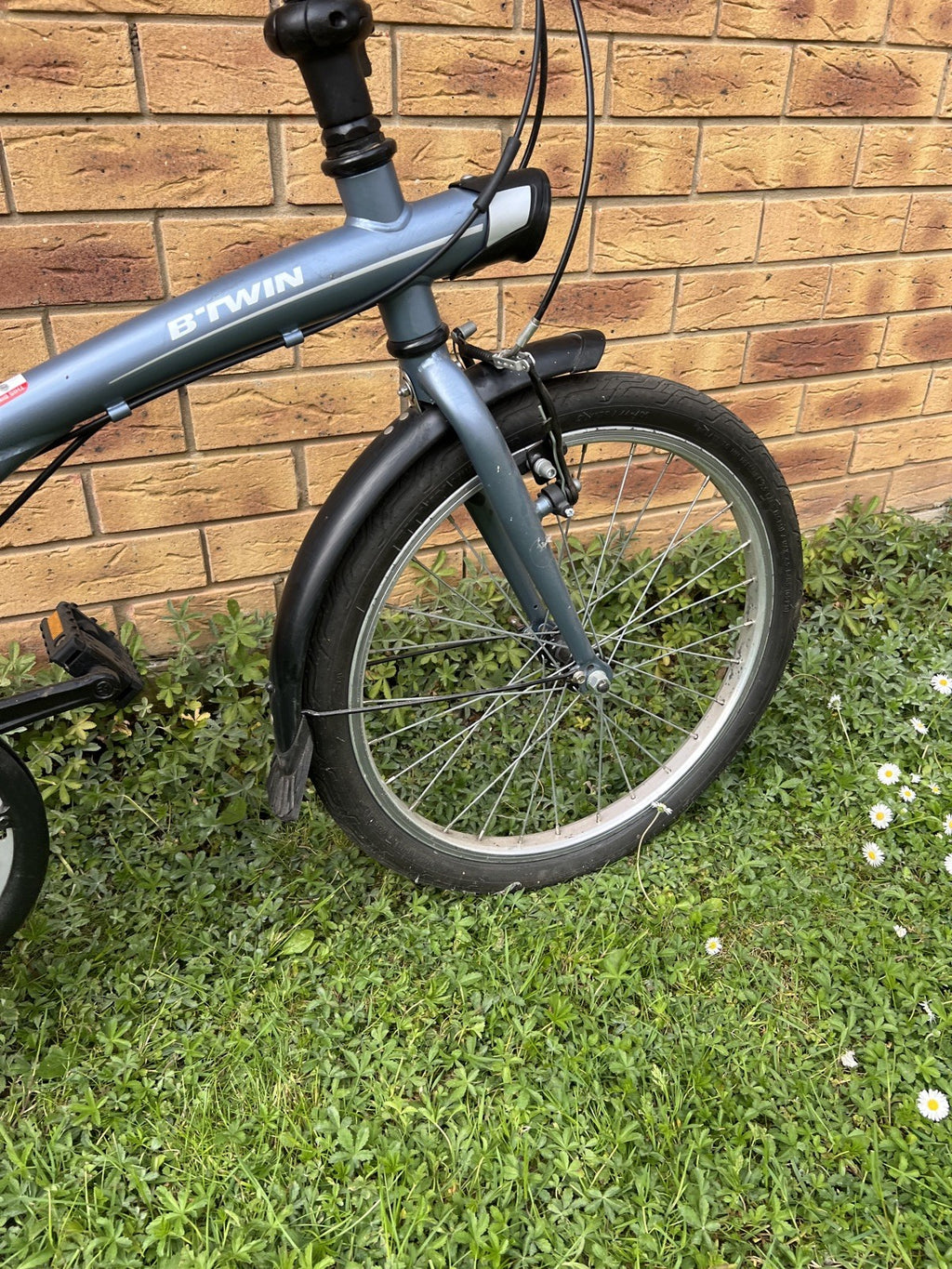 BTWIN Folding Bike 120 Blue/Grey RRP £280 Happy to Ship