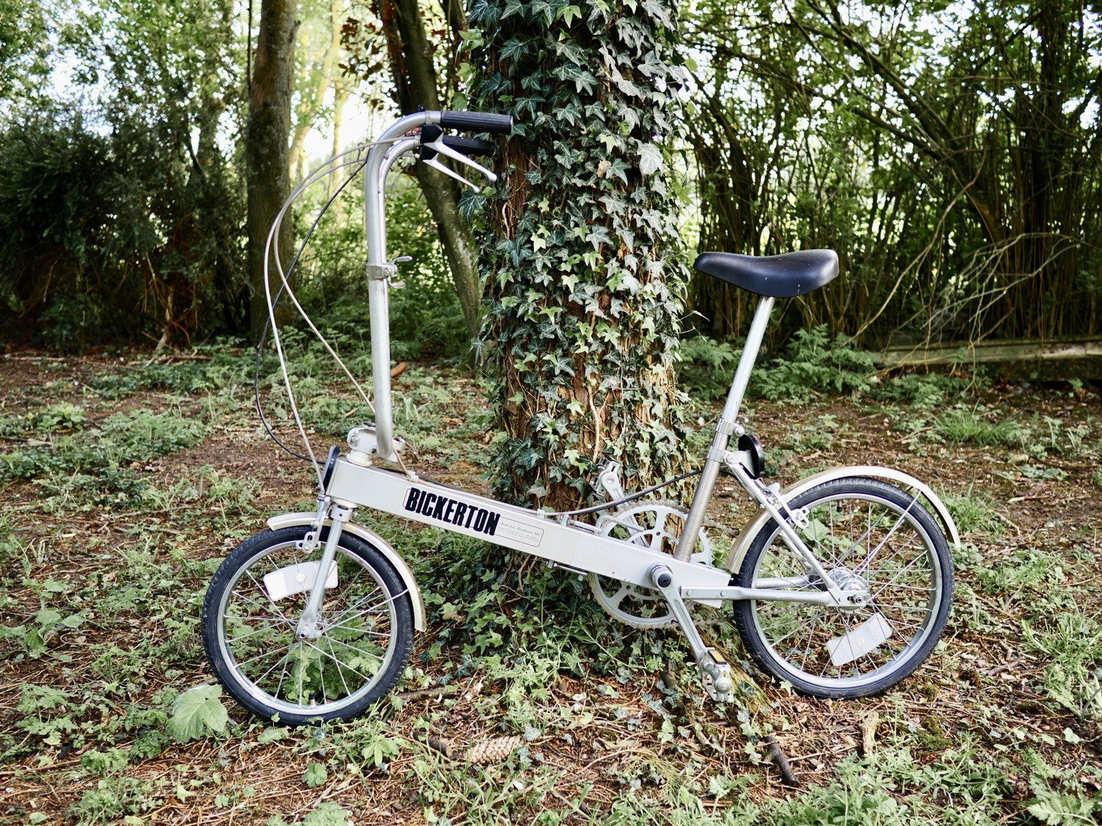 Vintage Bickerton Portable Folding Bike – Aluminium – Original Bag – Working