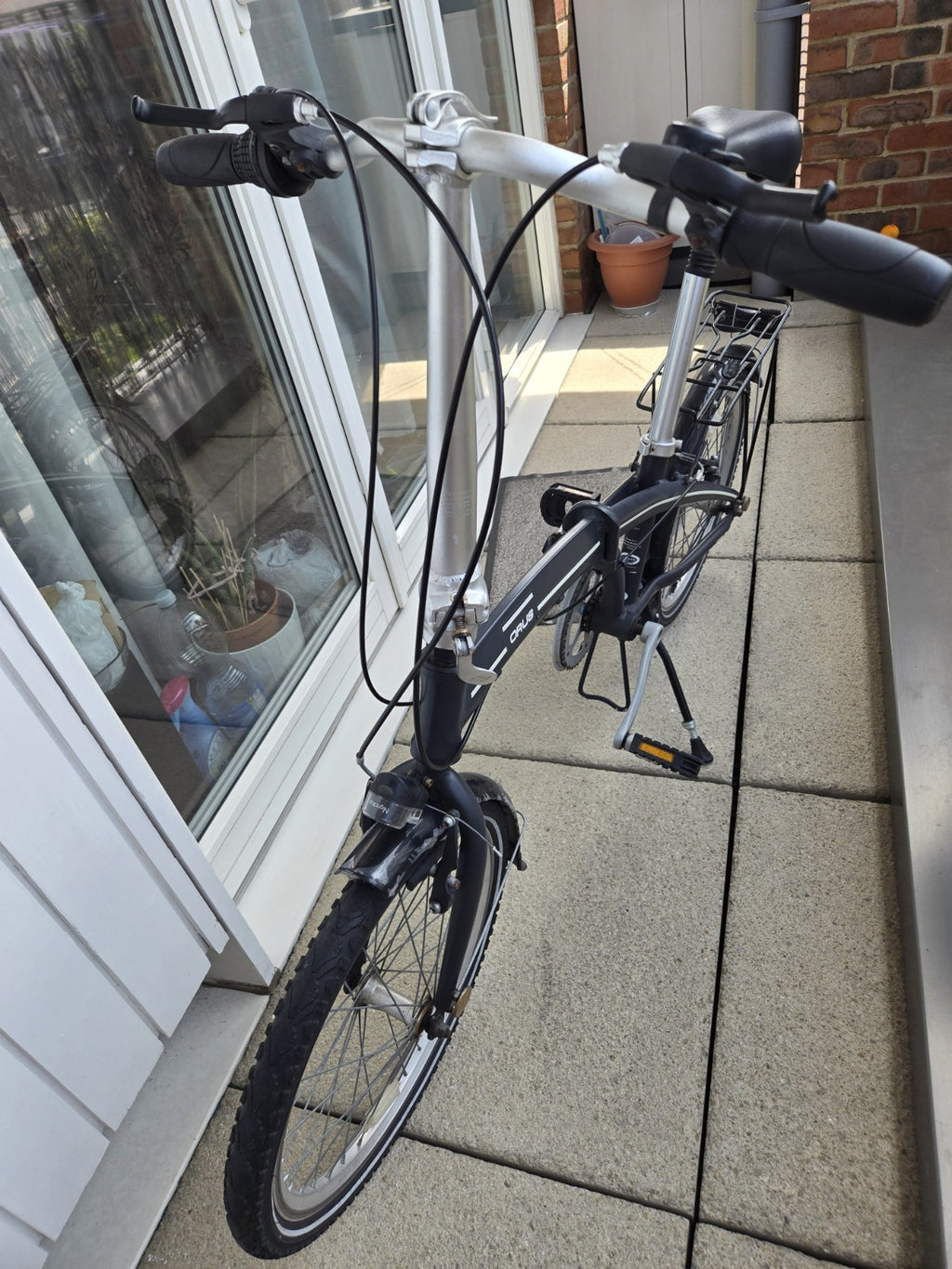 14kg Lightweight Alloy Folding City Commuting Bicycle - Black