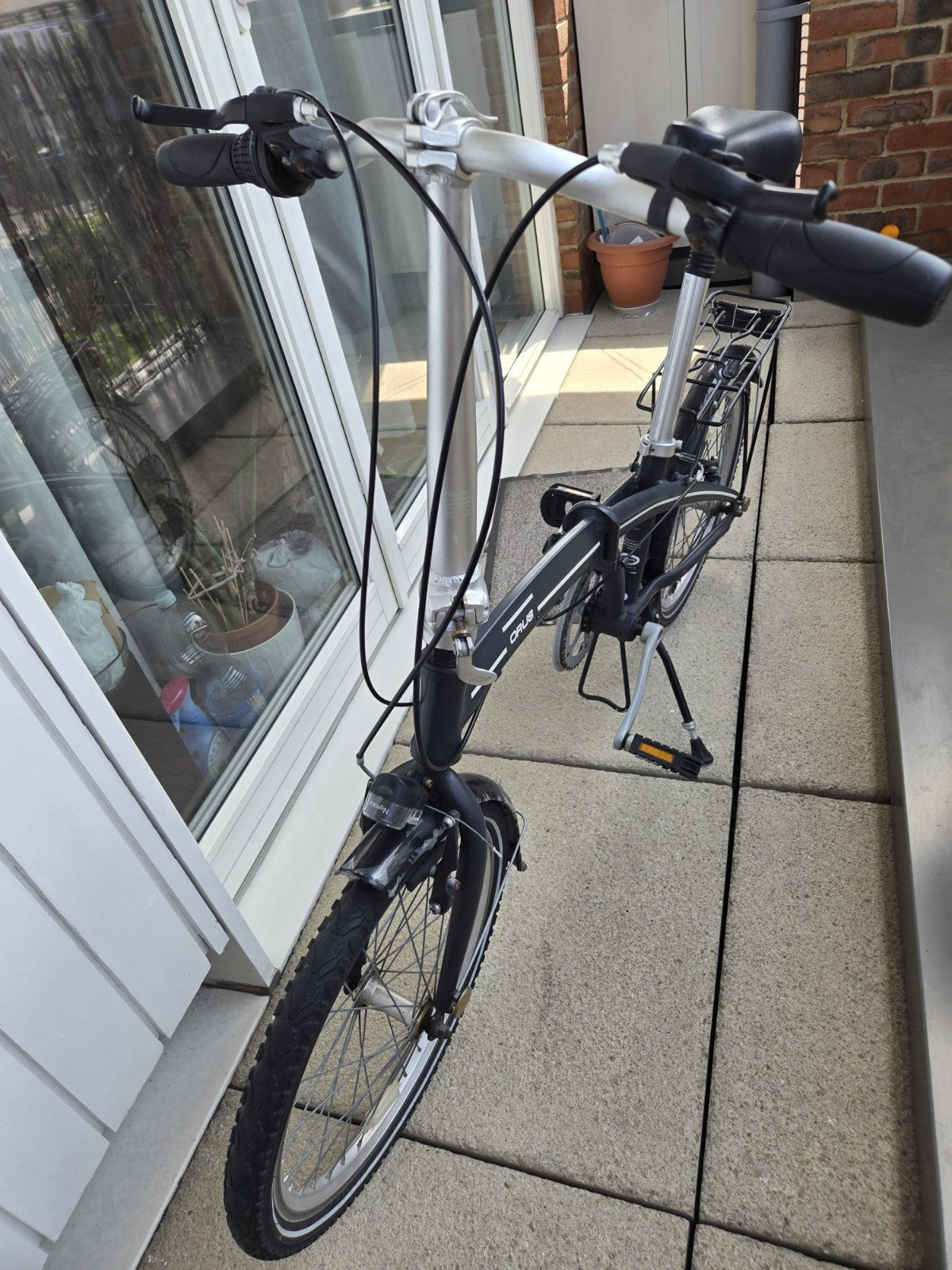 14kg Lightweight Alloy Folding City Commuting Bicycle - Black