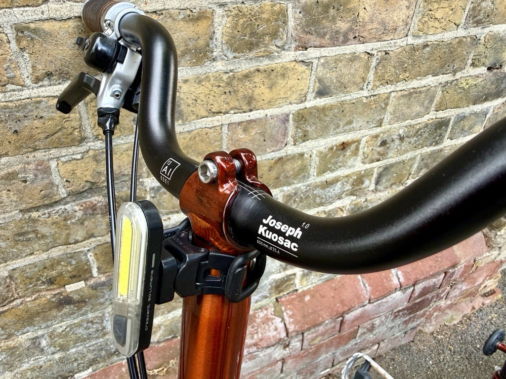 Brompton M6L Flame Lacquer 2019 — Upgraded — Single Owner — Original Receipt