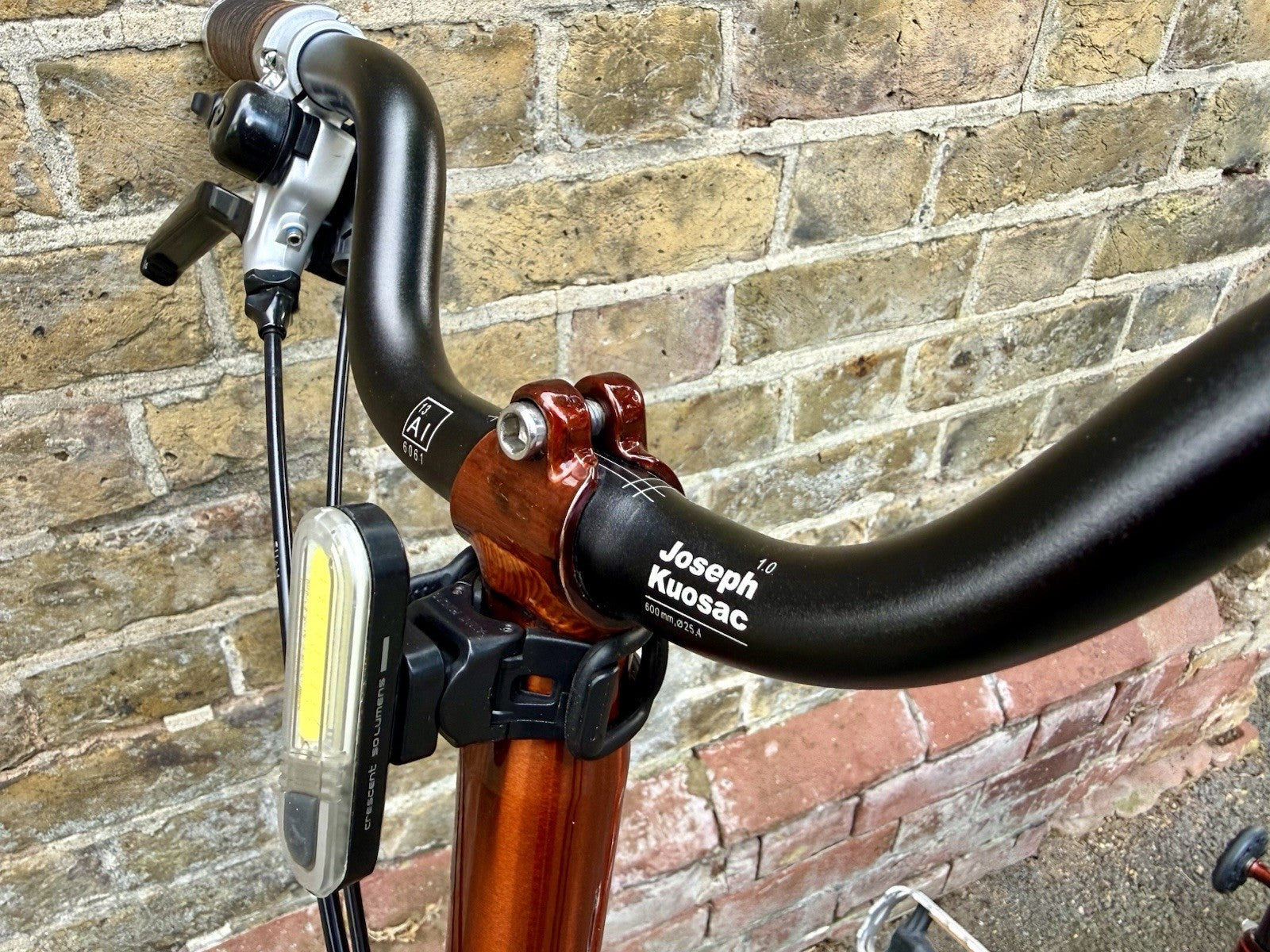 Brompton M6L Flame Lacquer 2019 — Upgraded — Single Owner — Original Receipt