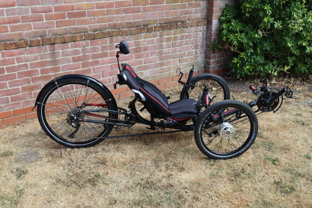ICE Sprint X Tour folding recumbent adult trike - great condition, just 98 miles