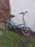Unisex Viking EasyStreet 20 Wheel Folding Bike Bicycle Blue