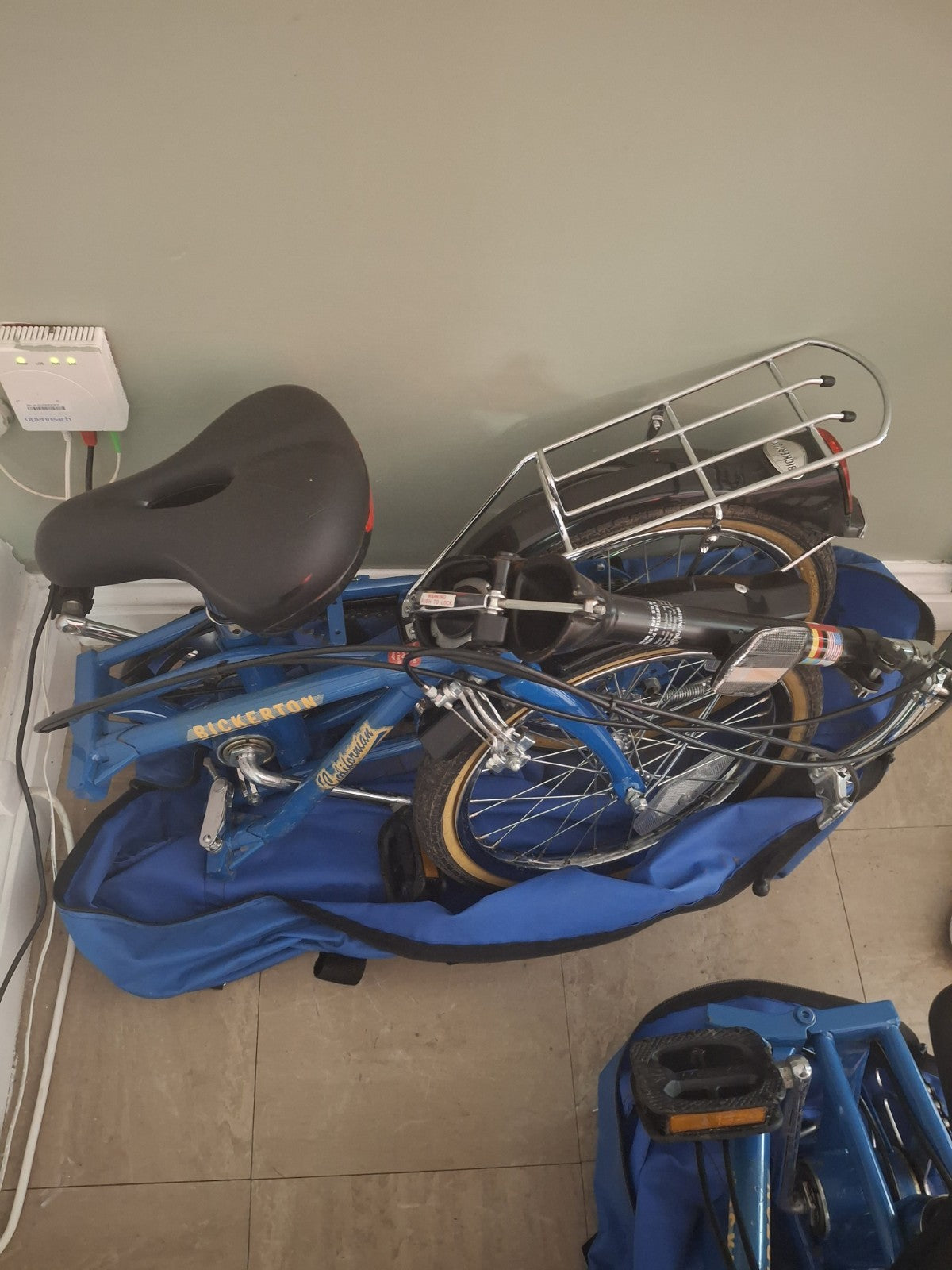 Two Matching Vintage Bickerton Folding Bikes. Hardly Used Since the 90's.