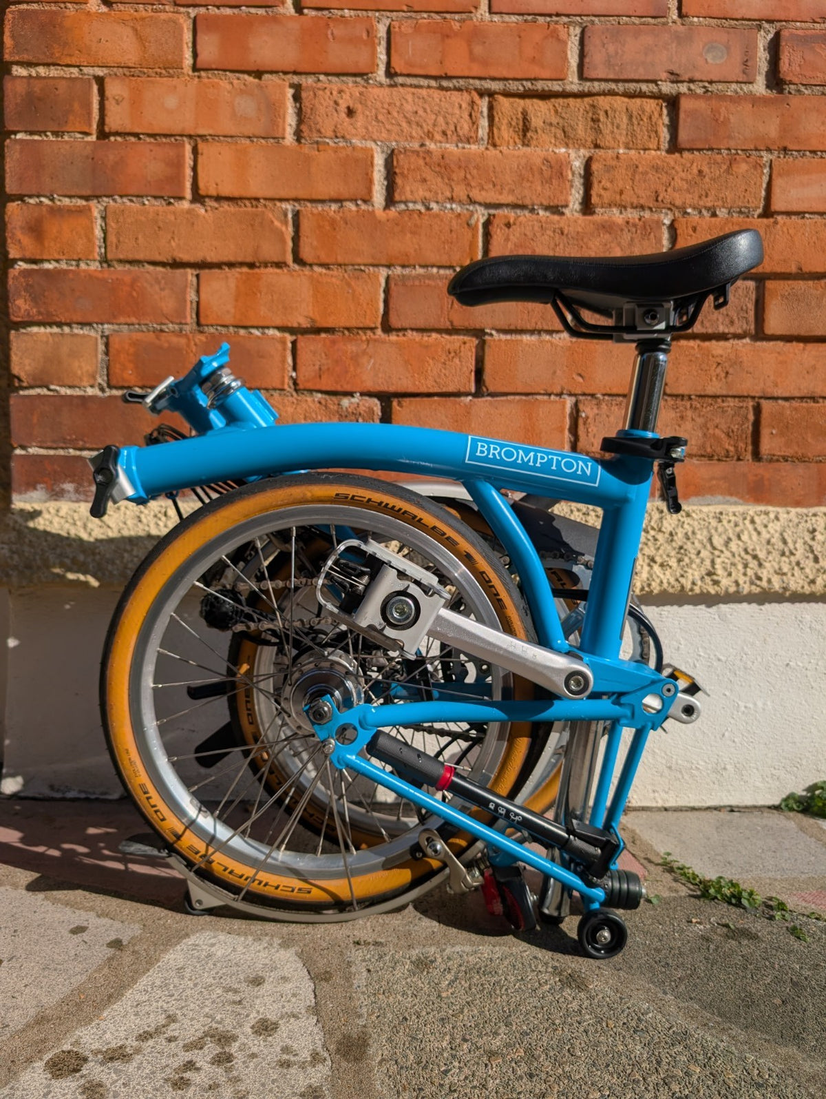 Brompton 2018 6SL Lagoon Blue - Folding Bike - Good Condition