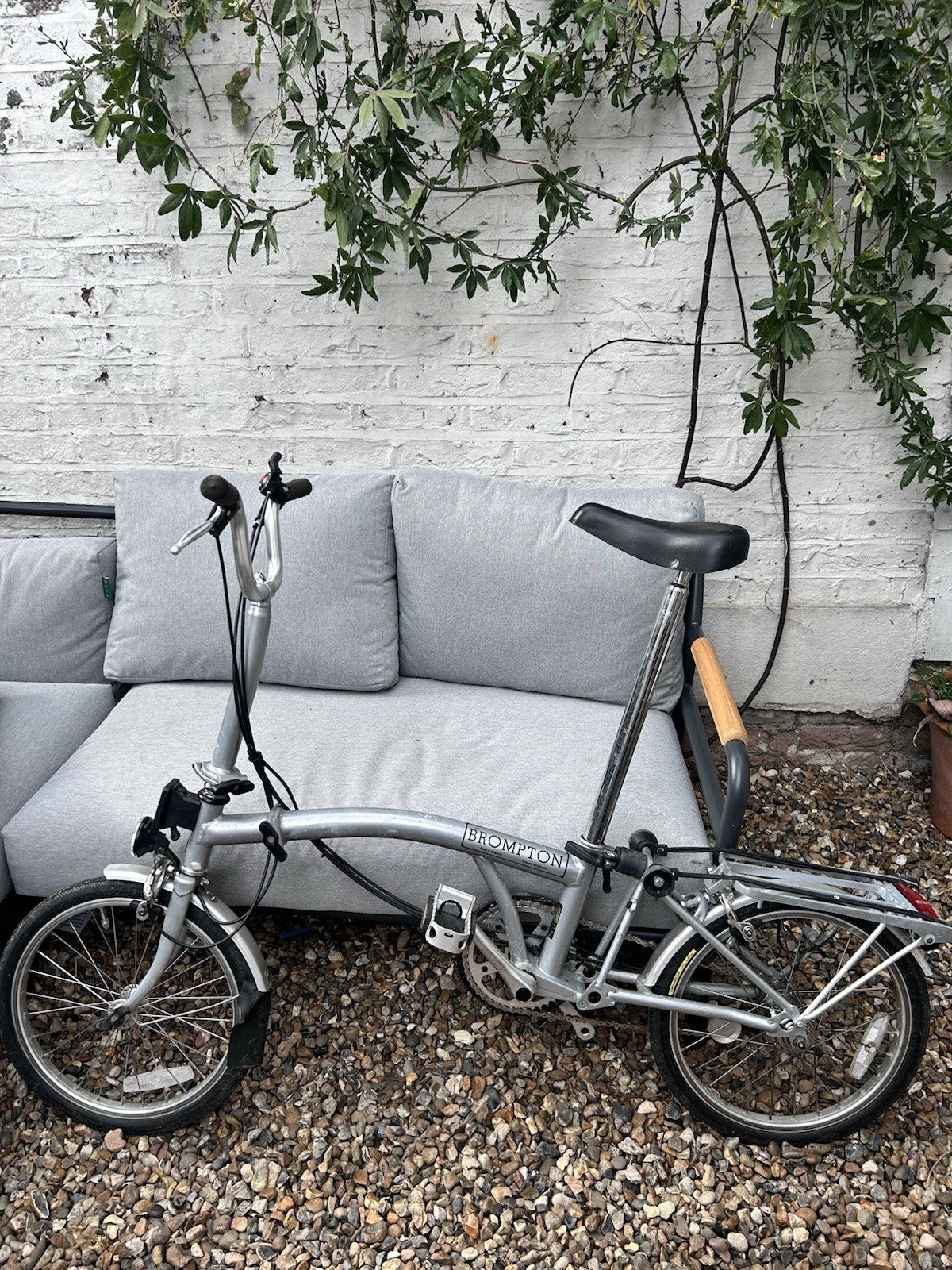 Brompton Vintage Bike Original Collectible silver 5 Speed