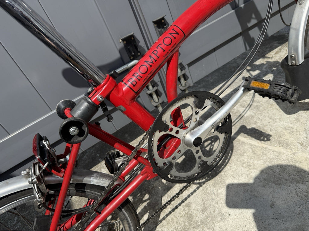Brompton M3L Folding Bike - Red (3 Speed) - SE9 Collection Only