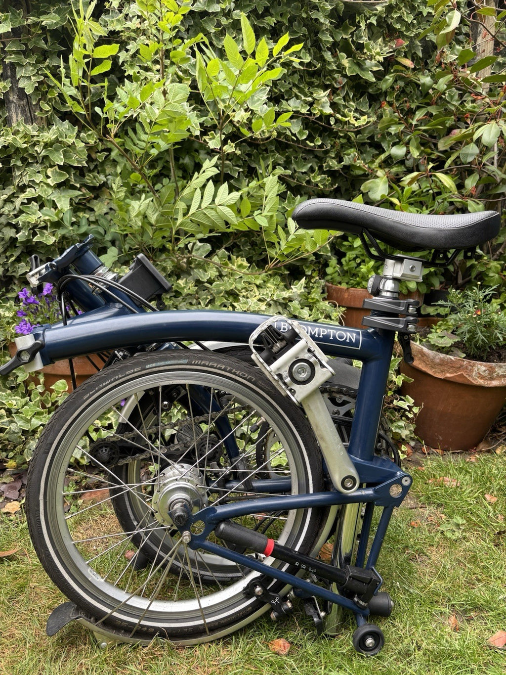 Brompton C-Line Explore 2021 6 Speed – Petroleum Blue – M Handlebars – London