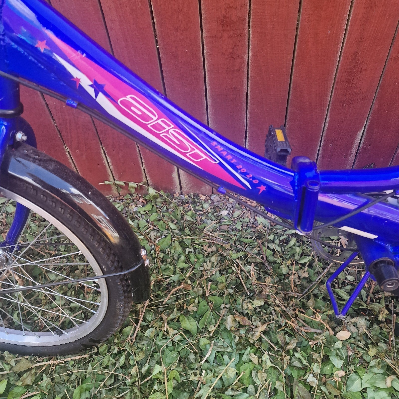 Aist Smart 20 2.0 Folding Bike 20 Inch Wheels 7 Speed Blue Used Good