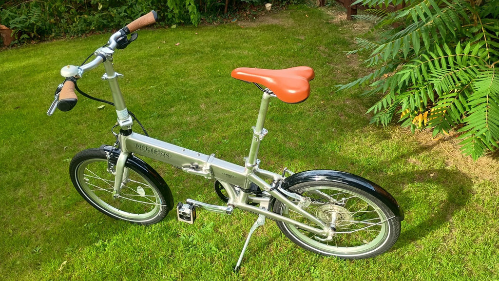 Folding Bike Bickerton 1909 Argent Country Quality Alloy 9 Speed Shimano Gears