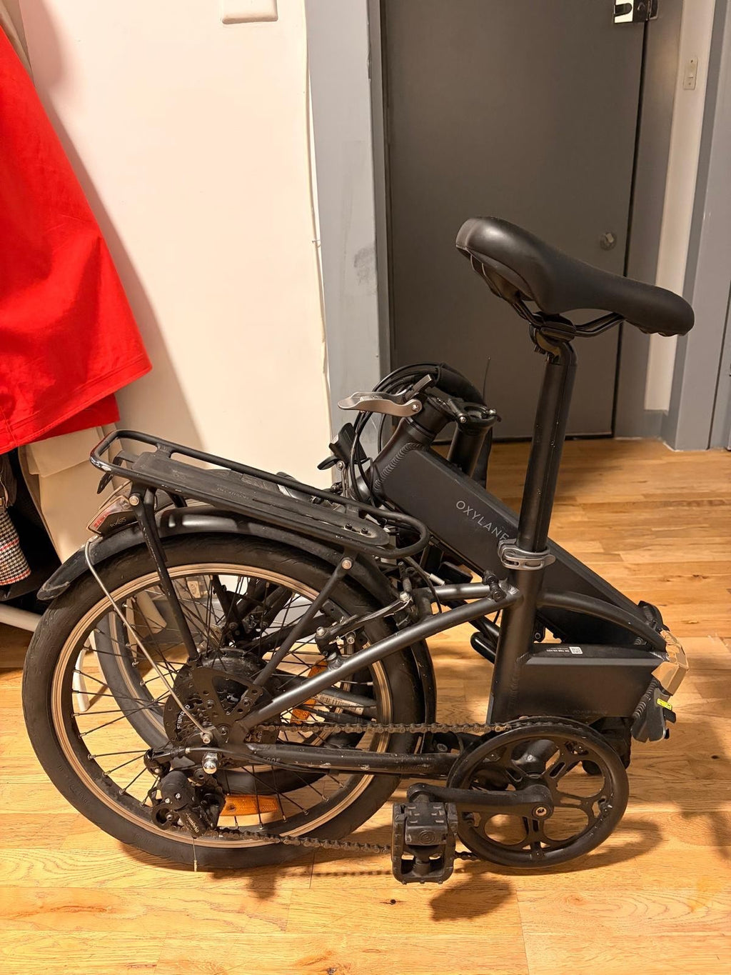 B twin- Oxylane E500 folding bike