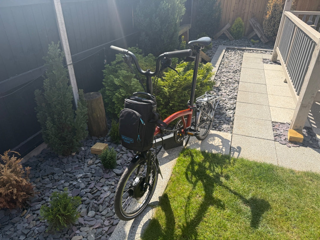 Brompton E C Line, 6 Speed, Flame Red, Excellent Condition, Boxed