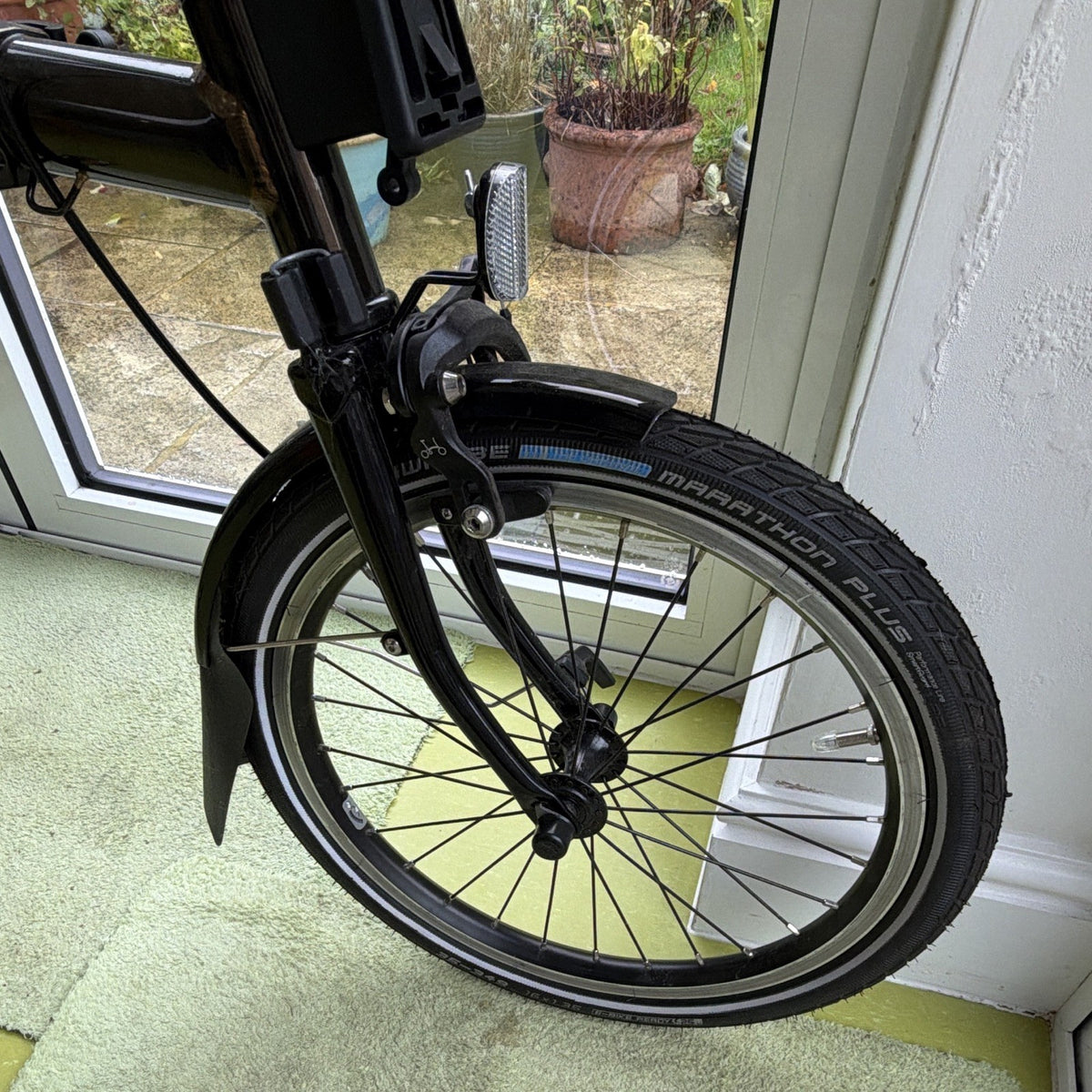 Brompton C Line Folding Bike 6-Speed. Lacquered bronze colour. 2021 model.