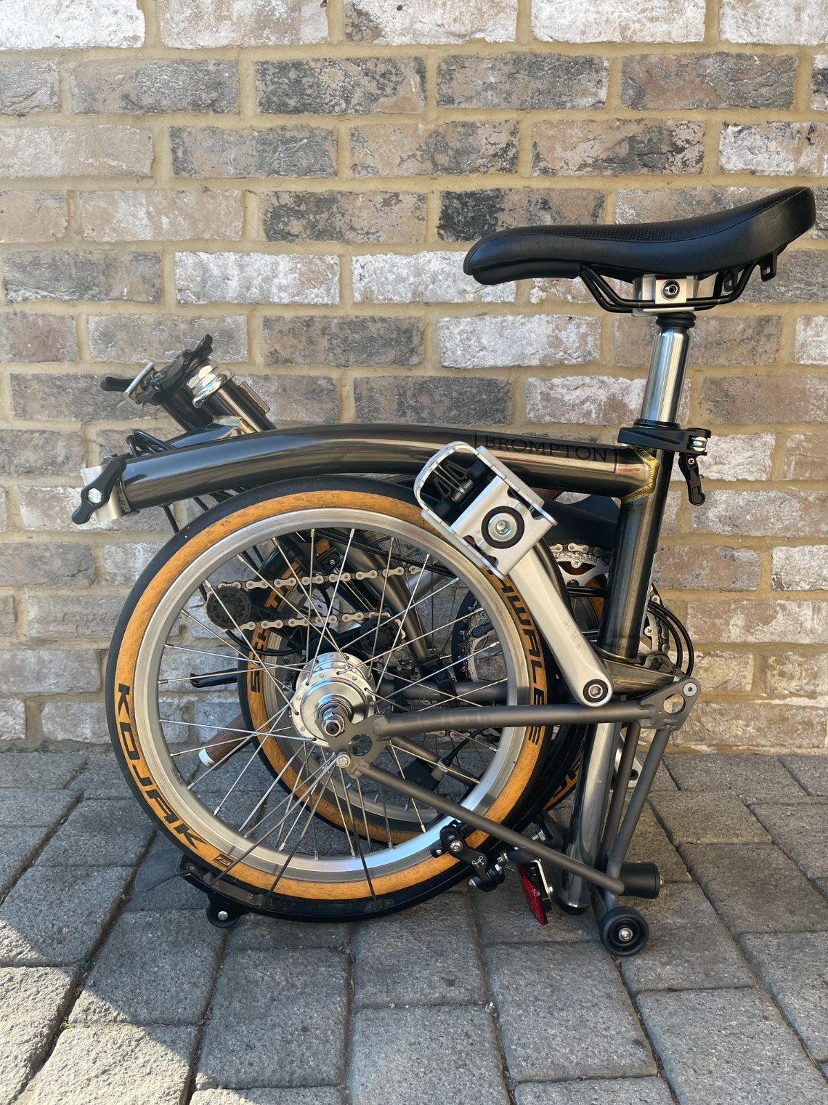 Brompton Raw Lacquer Superlight - Titanium - RARE S6L-X WORLD POSTAGE - STUNNING