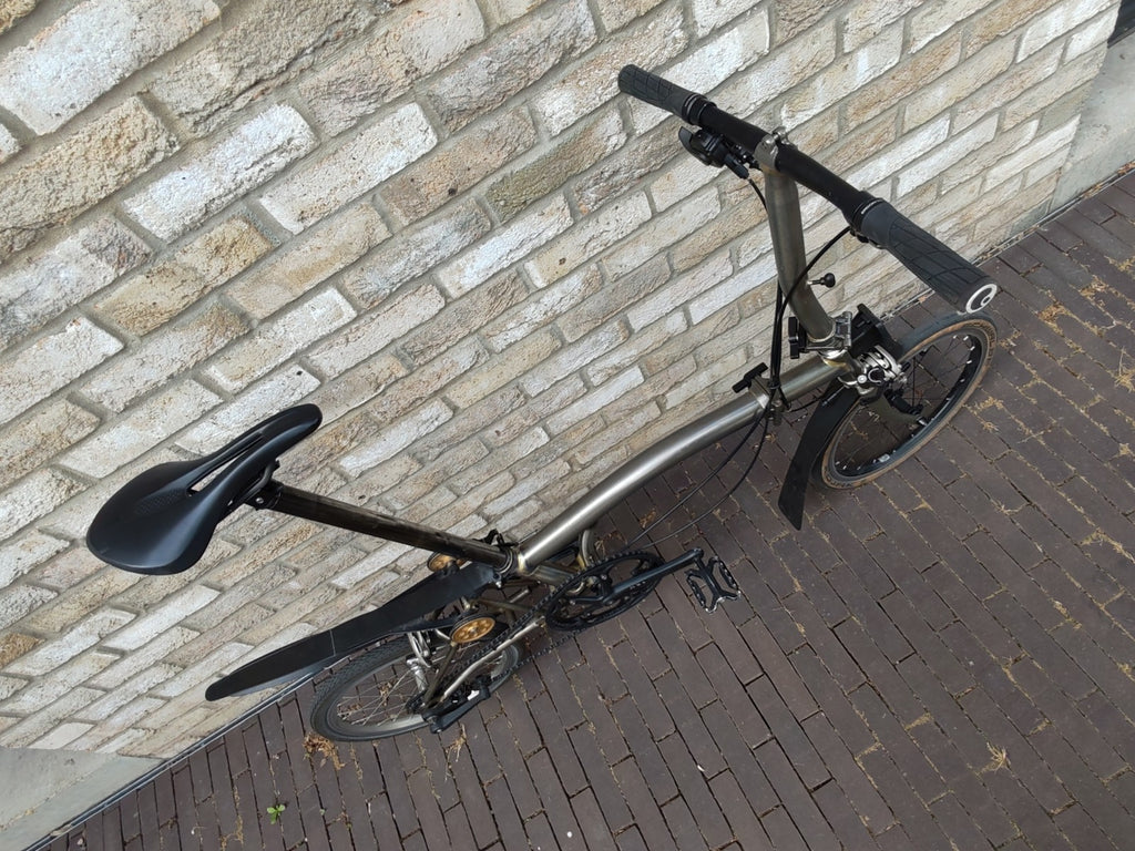 Brompton S2L Raw Lacquer 2 Speed Lightweight Upgraded Folding Bike