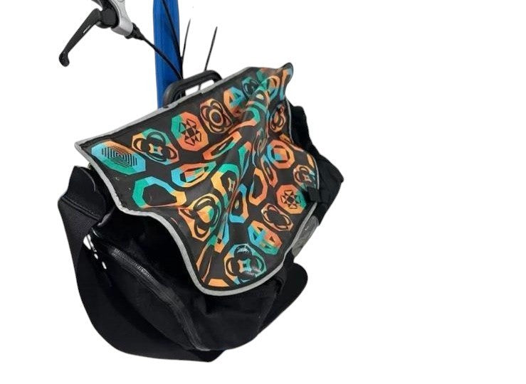 Brompton Barcelona Edition S6L (6 Speed) folding bicycle - Gloss Blue & Orange