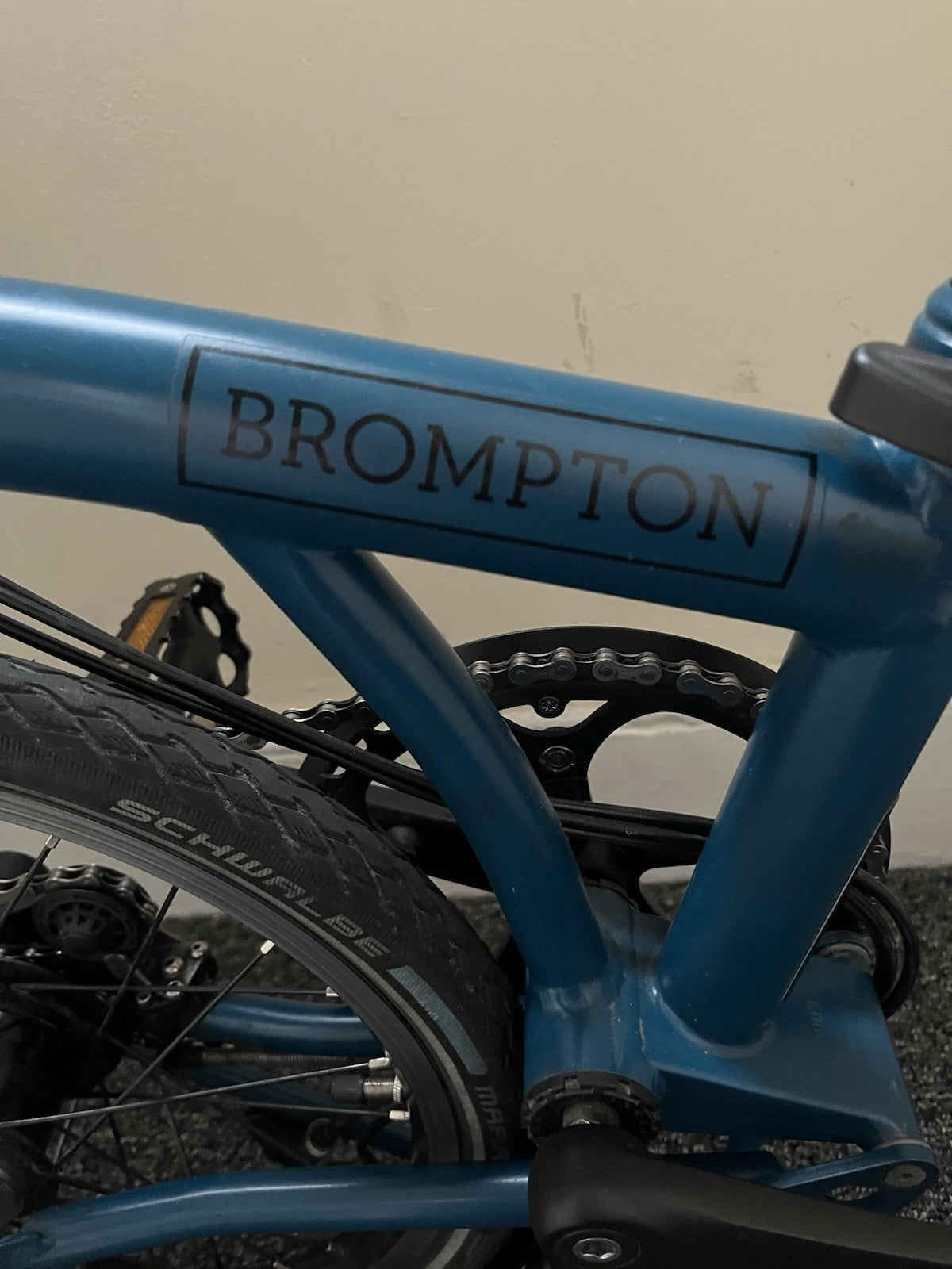 Brompton C Line Folding Bike 6-Speed, Blue, Very Good Condution