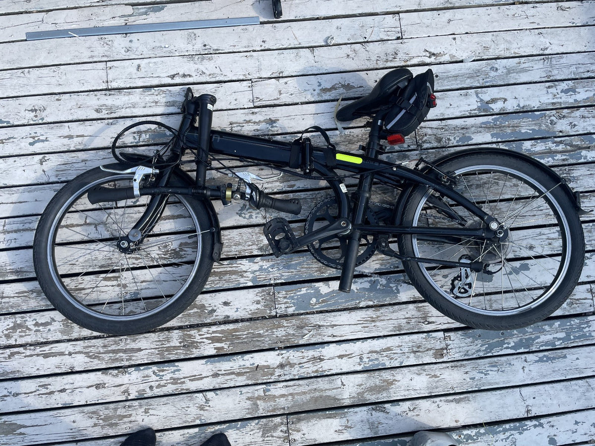 Tern Link B7 folding bicycle; unsure how much work required but definitely some