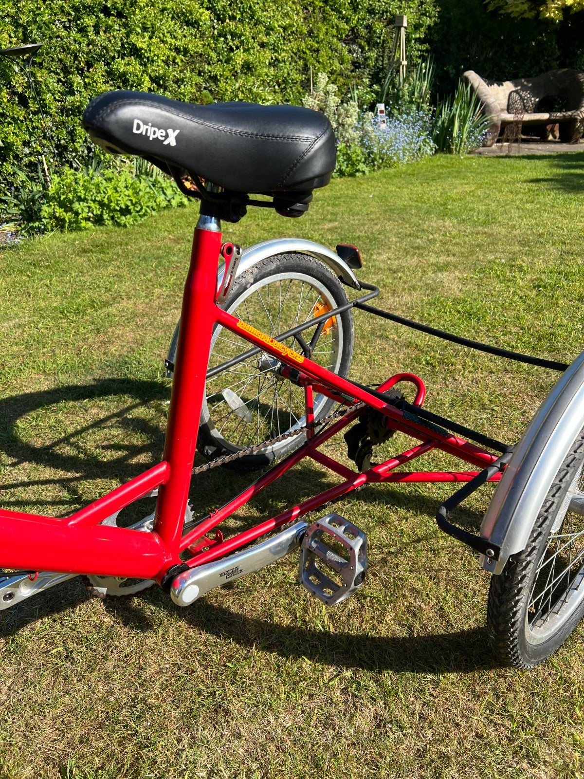 Adult folding tricycle Pashley Tri 1, red, good condition