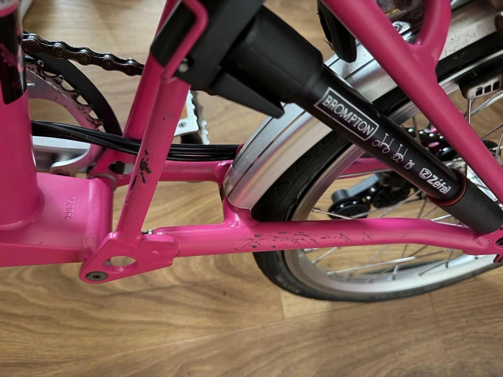 Brompton S6L folding bicycle Pink