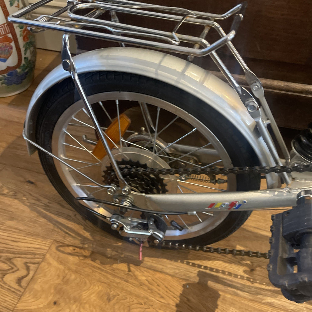 Hanker Aomeisi Folding Bike Rear Suspension Five Speed Rear Rack Bike In A Bag