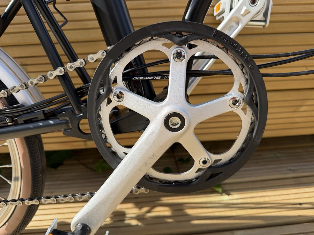 Brompton Folding Bike 6-Speed Black Excellent Used Condition